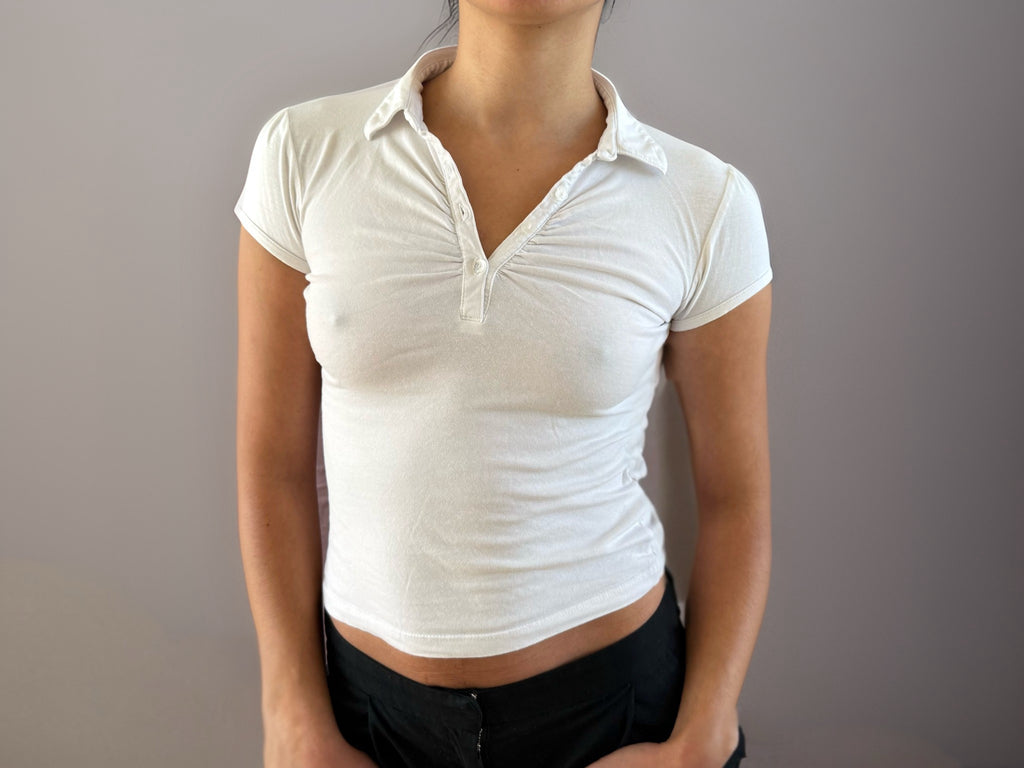 Hvid  t-shirt top