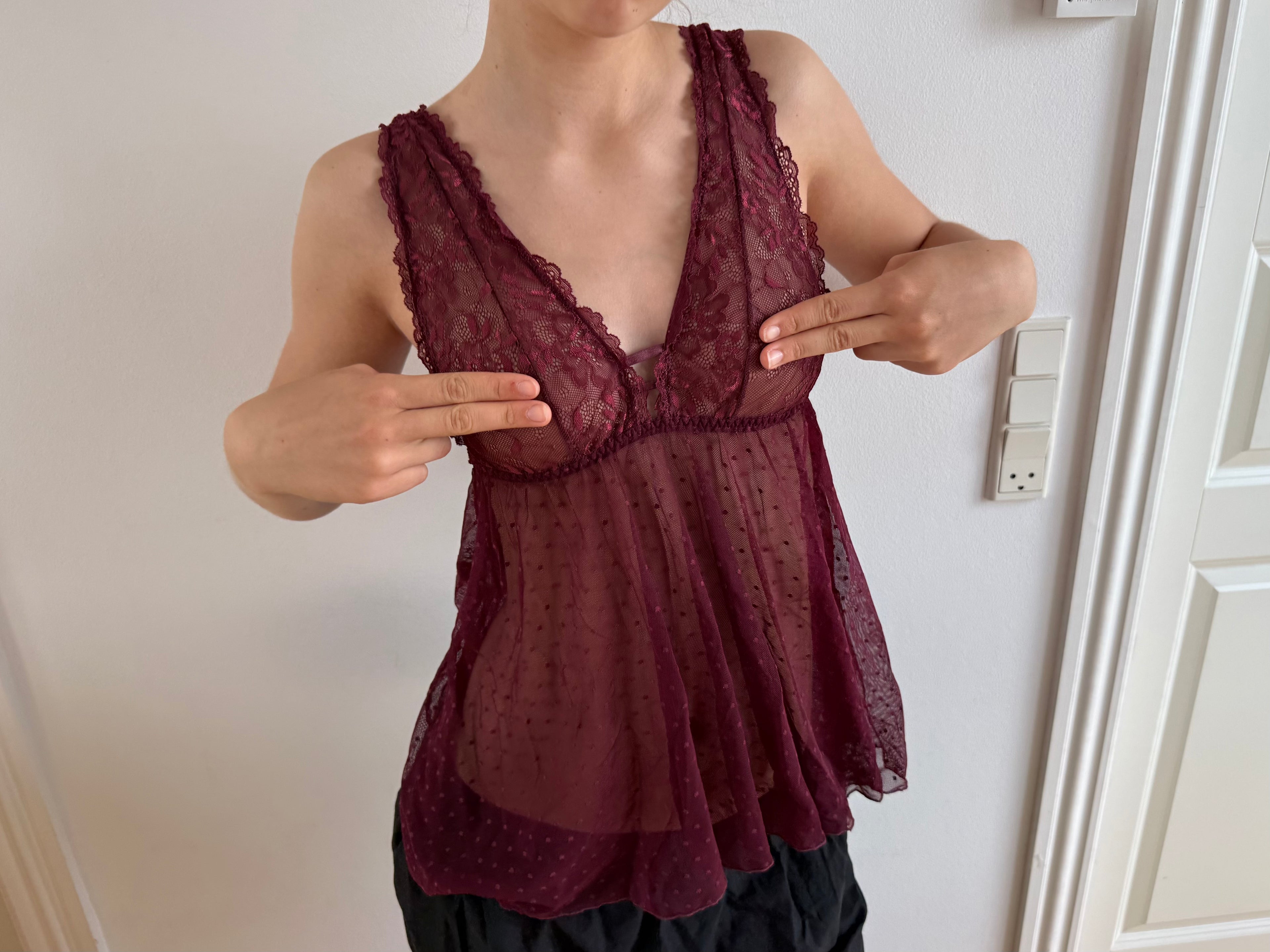 Bordeaux blondetop