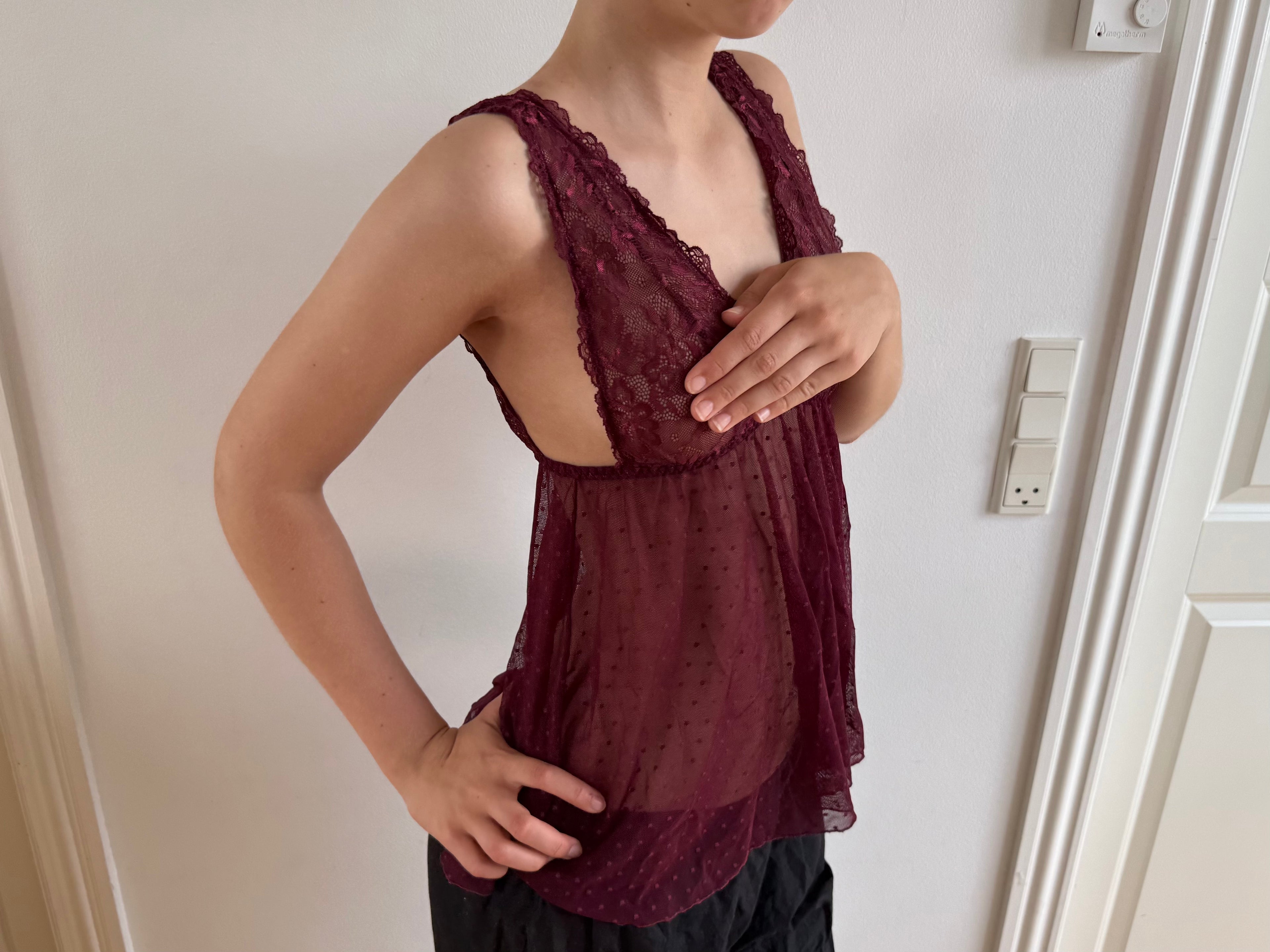 Bordeaux blondetop