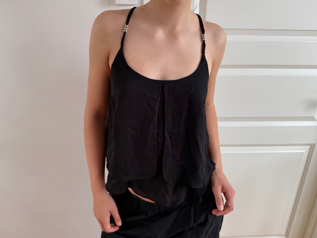 Sort flowy top