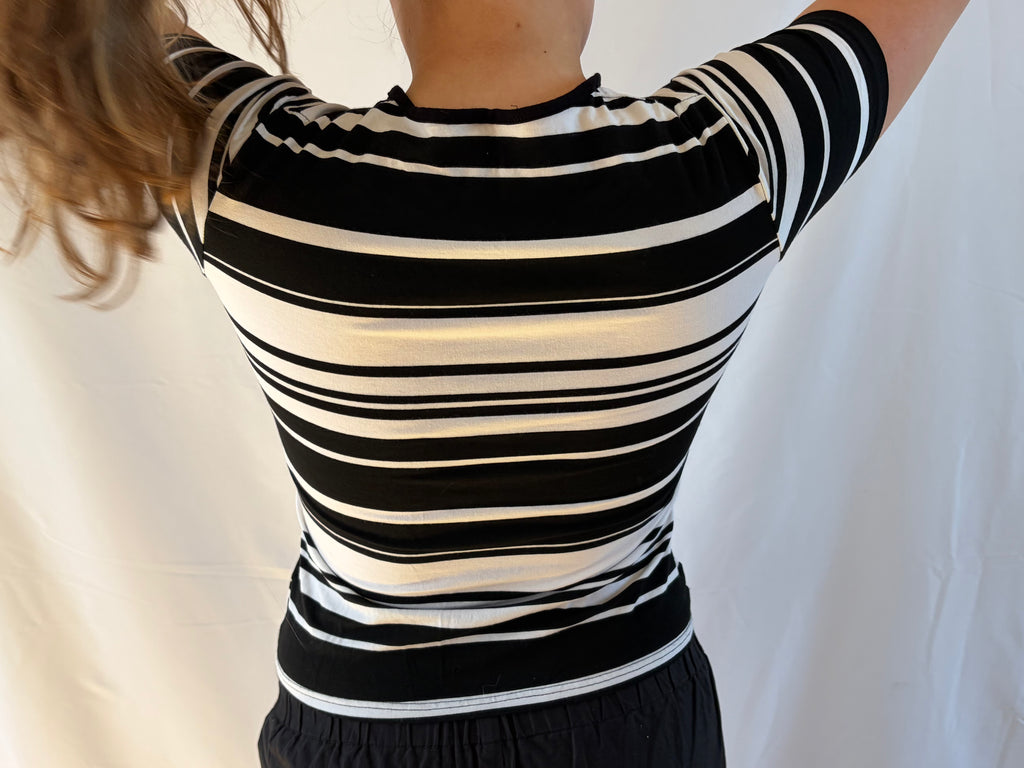 Smuk stribet top
