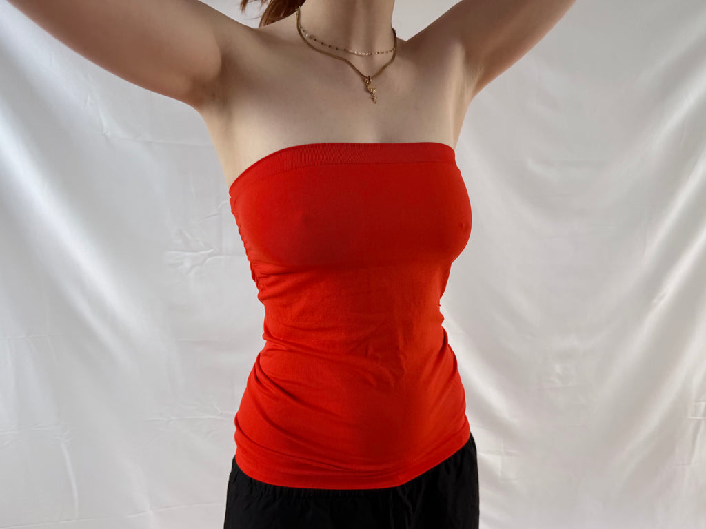Orange tubetop
