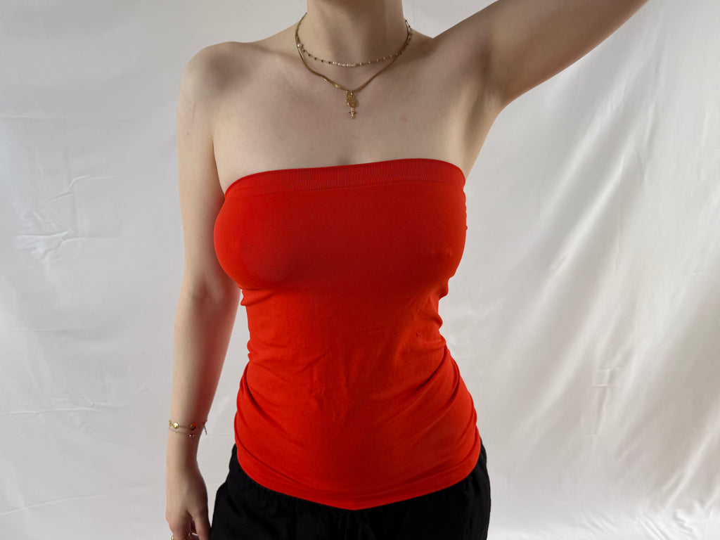 Orange tubetop