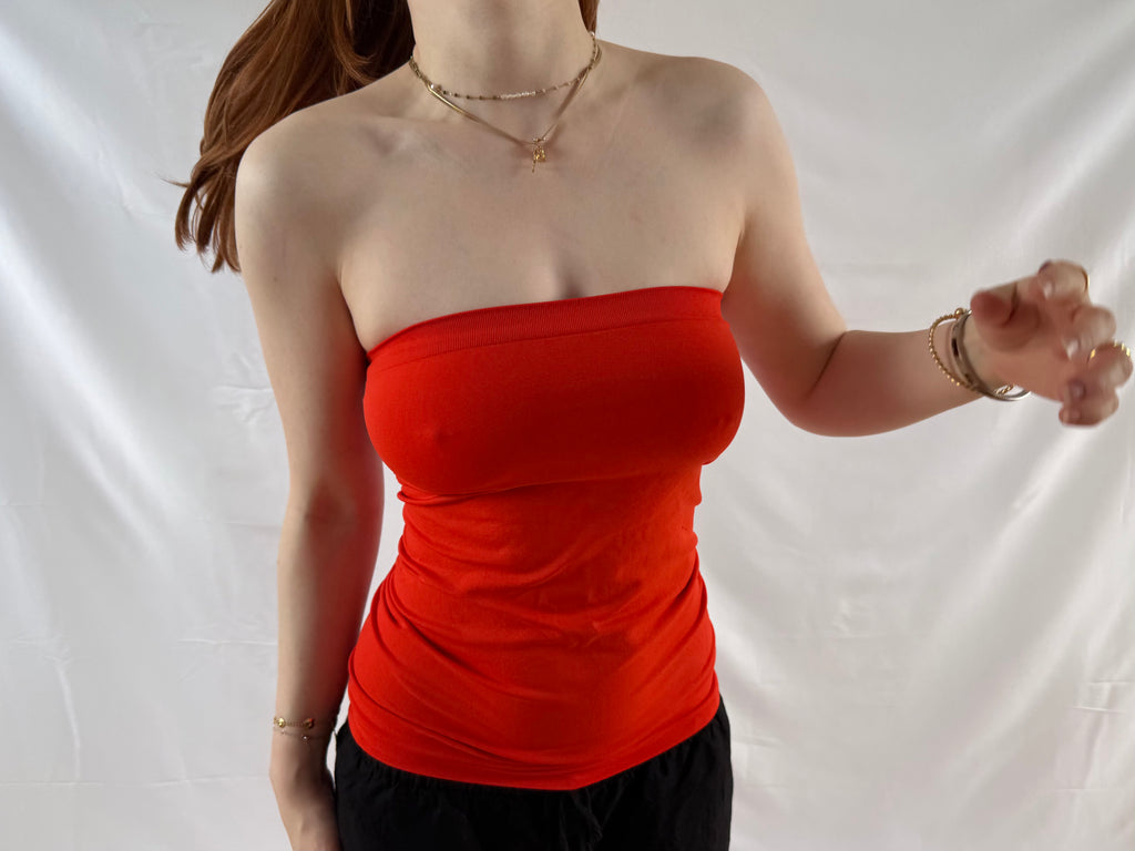 Orange tubetop