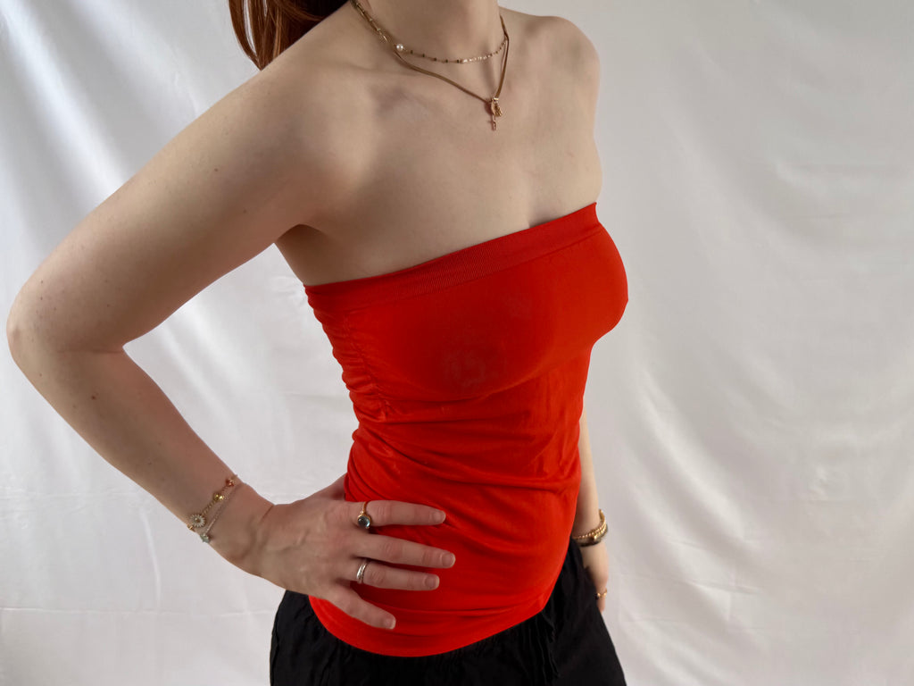Orange tubetop