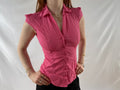 Pink short-sleeved shirt: