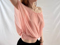 lyserød off the shoulder top