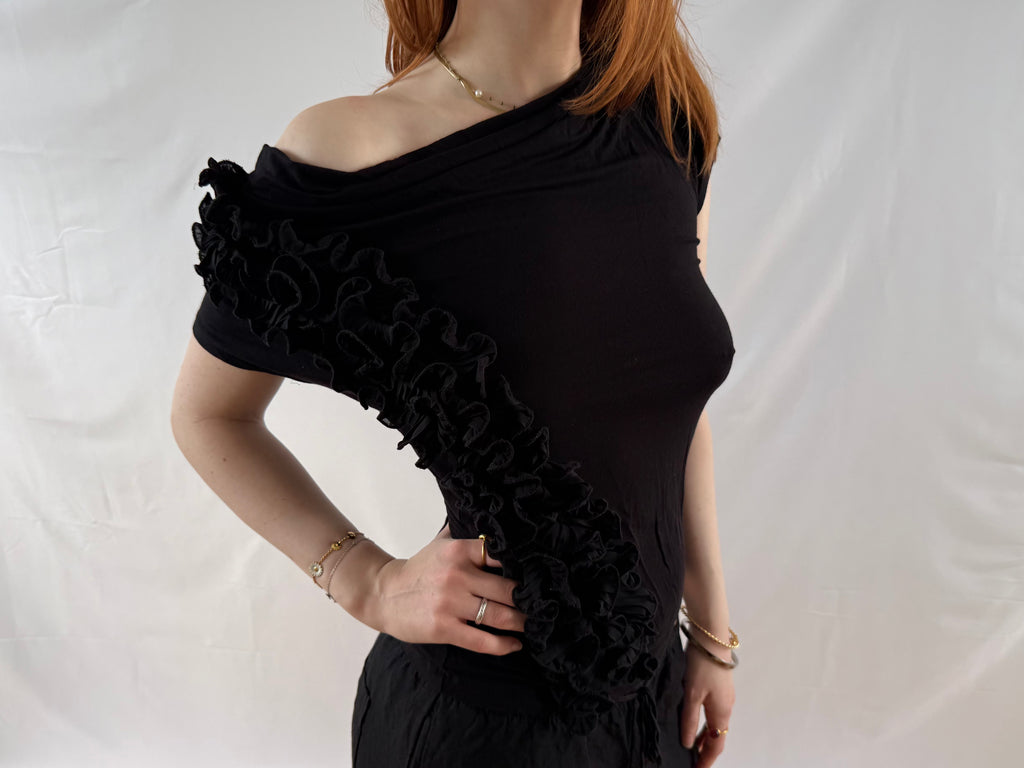 Sort off the shoulder top