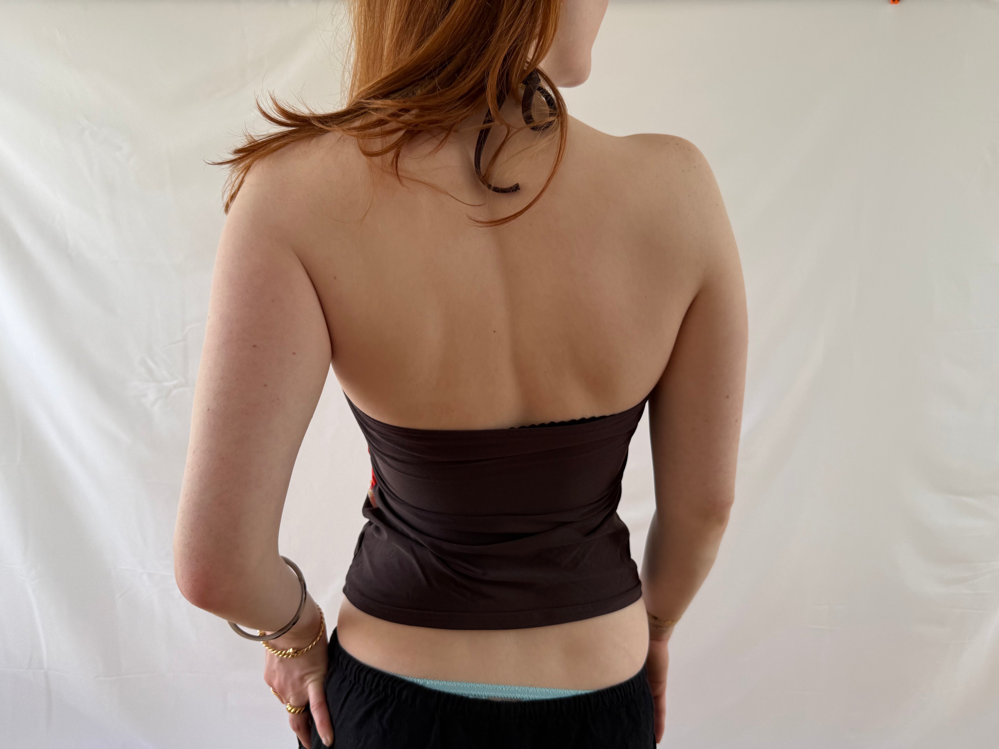 Brun halterneck top