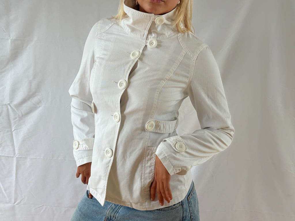 Hvid sommerjakke
