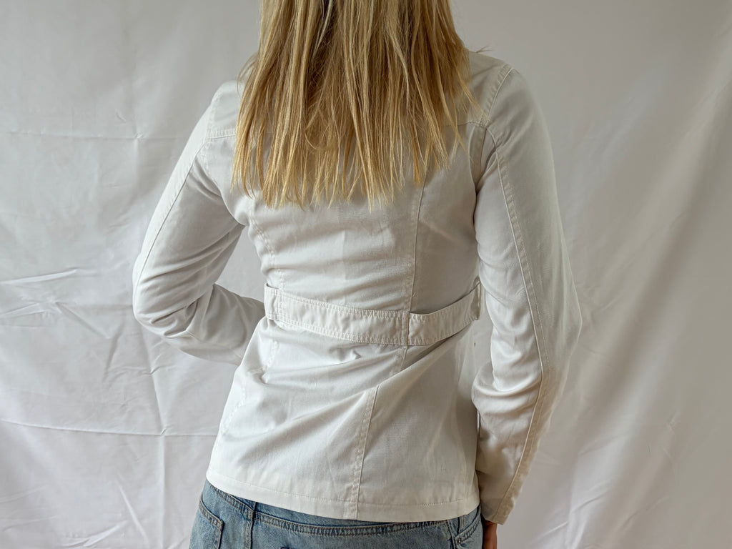 Hvid sommerjakke