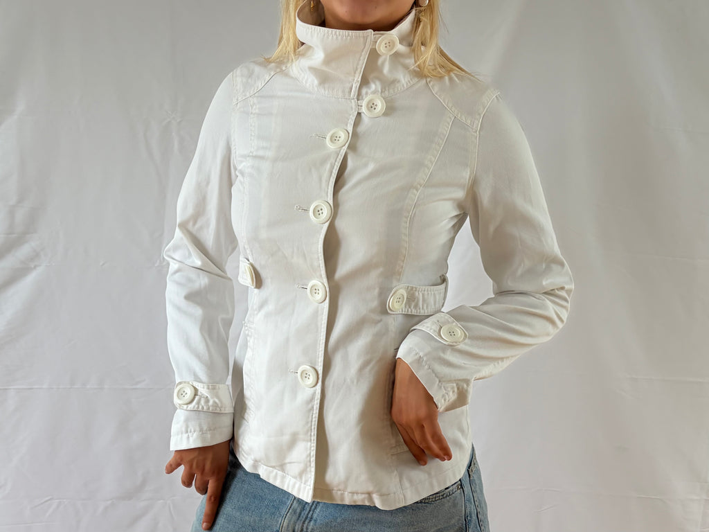 Hvid sommerjakke
