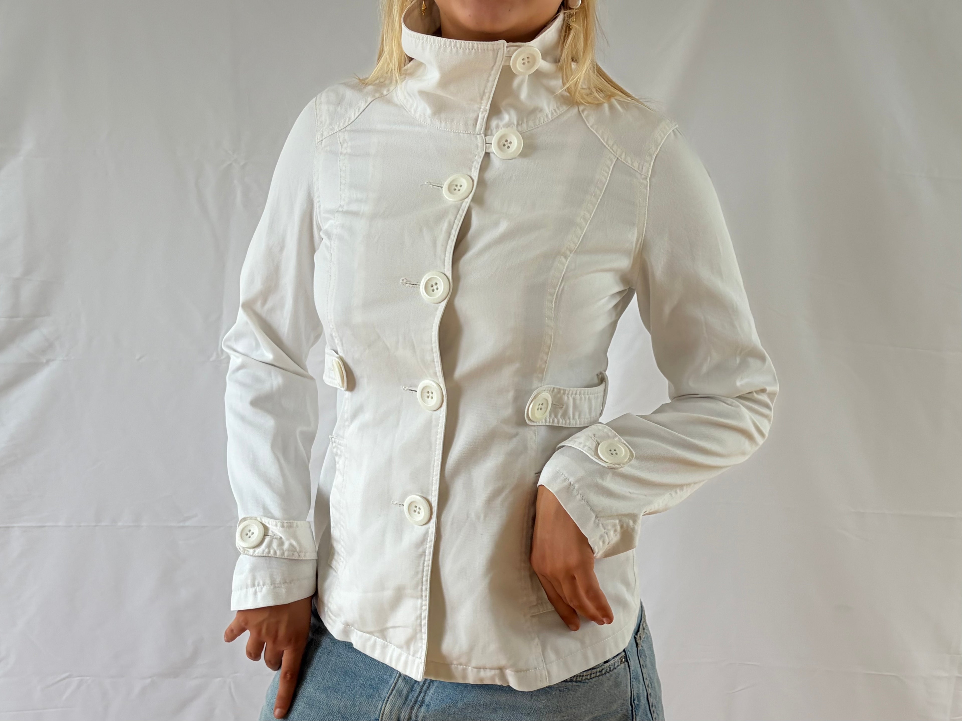 Hvid sommerjakke