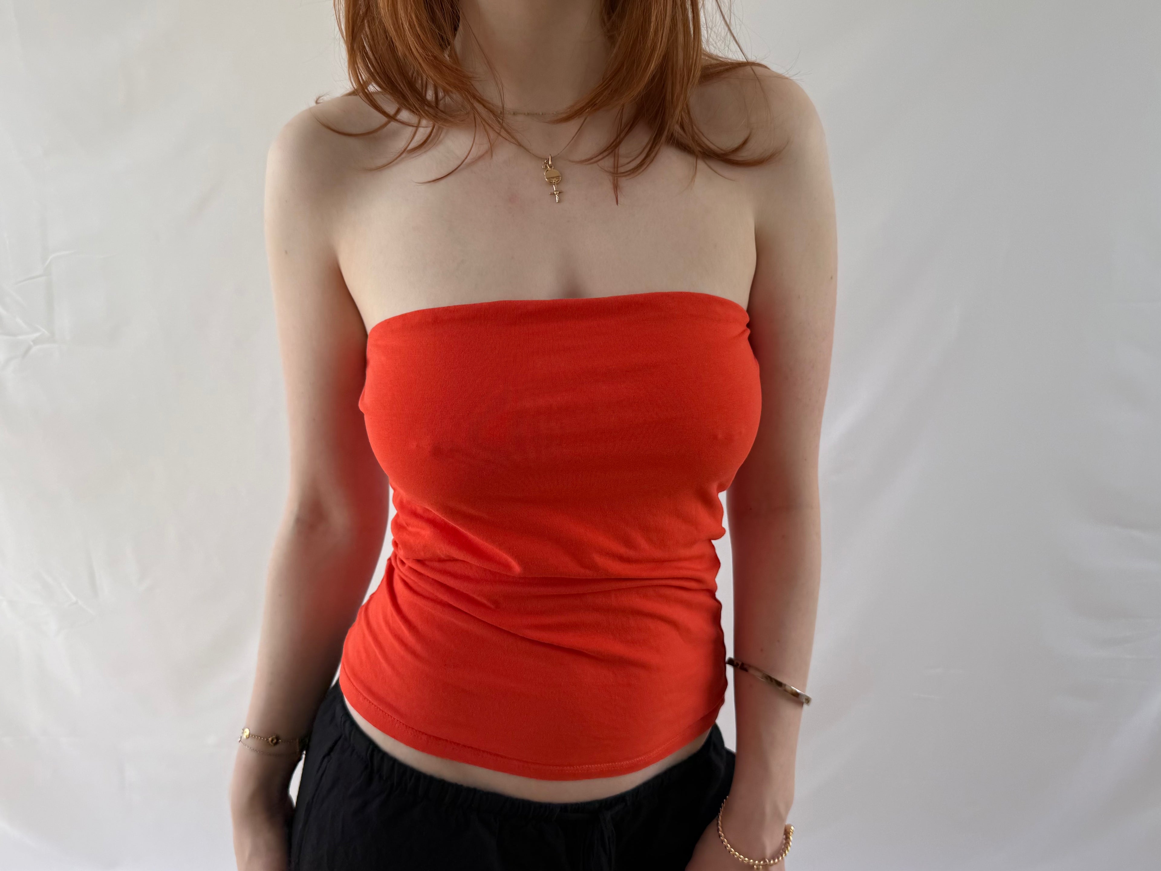 Orange tubetop