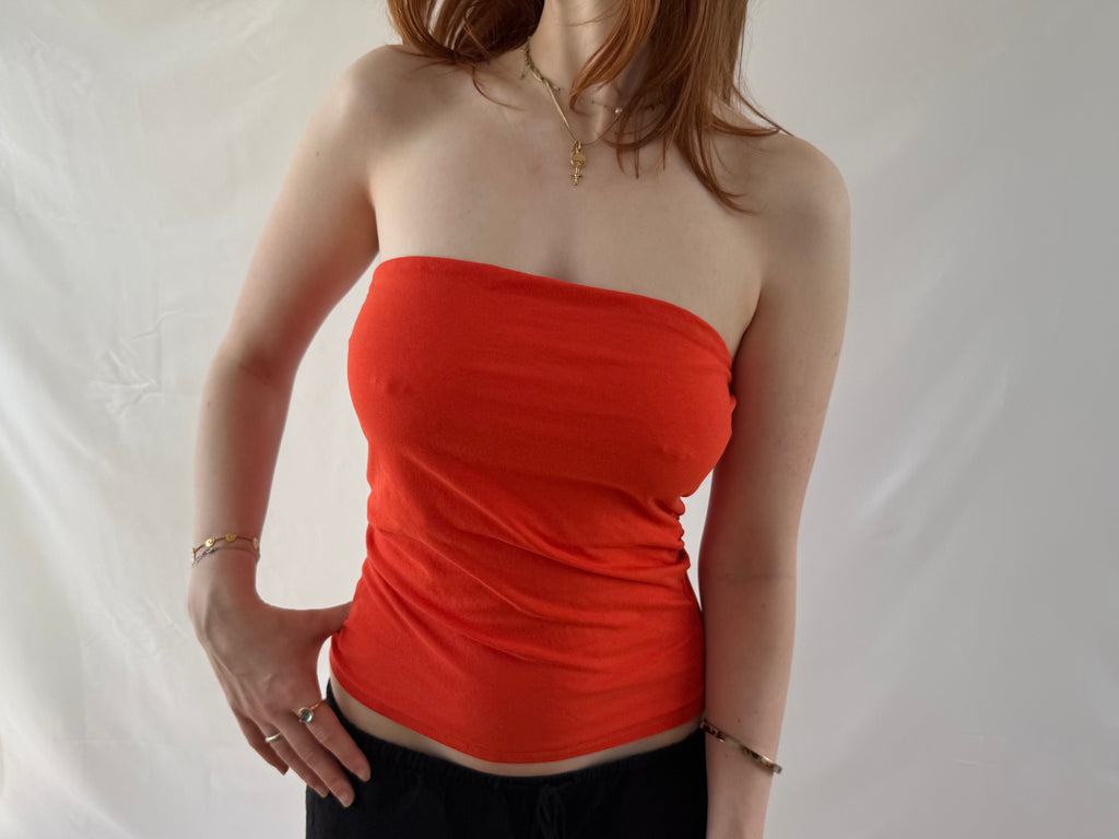 Orange tubetop
