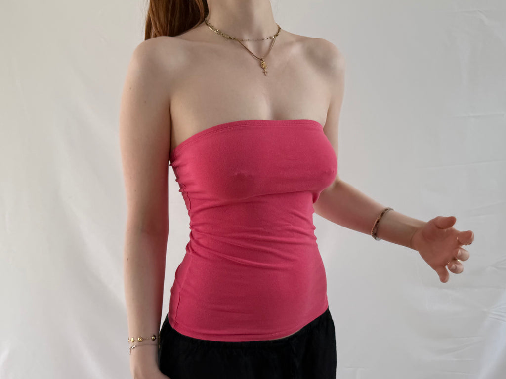 Pink tubetop