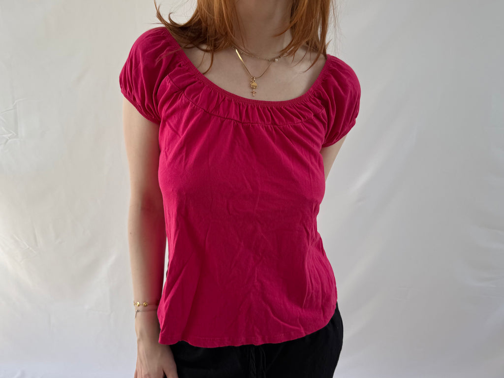 hot pink top