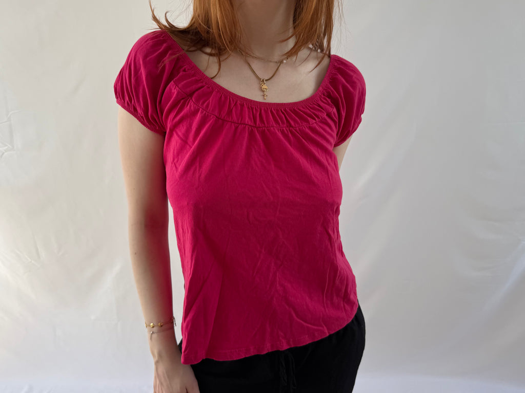 hot pink top
