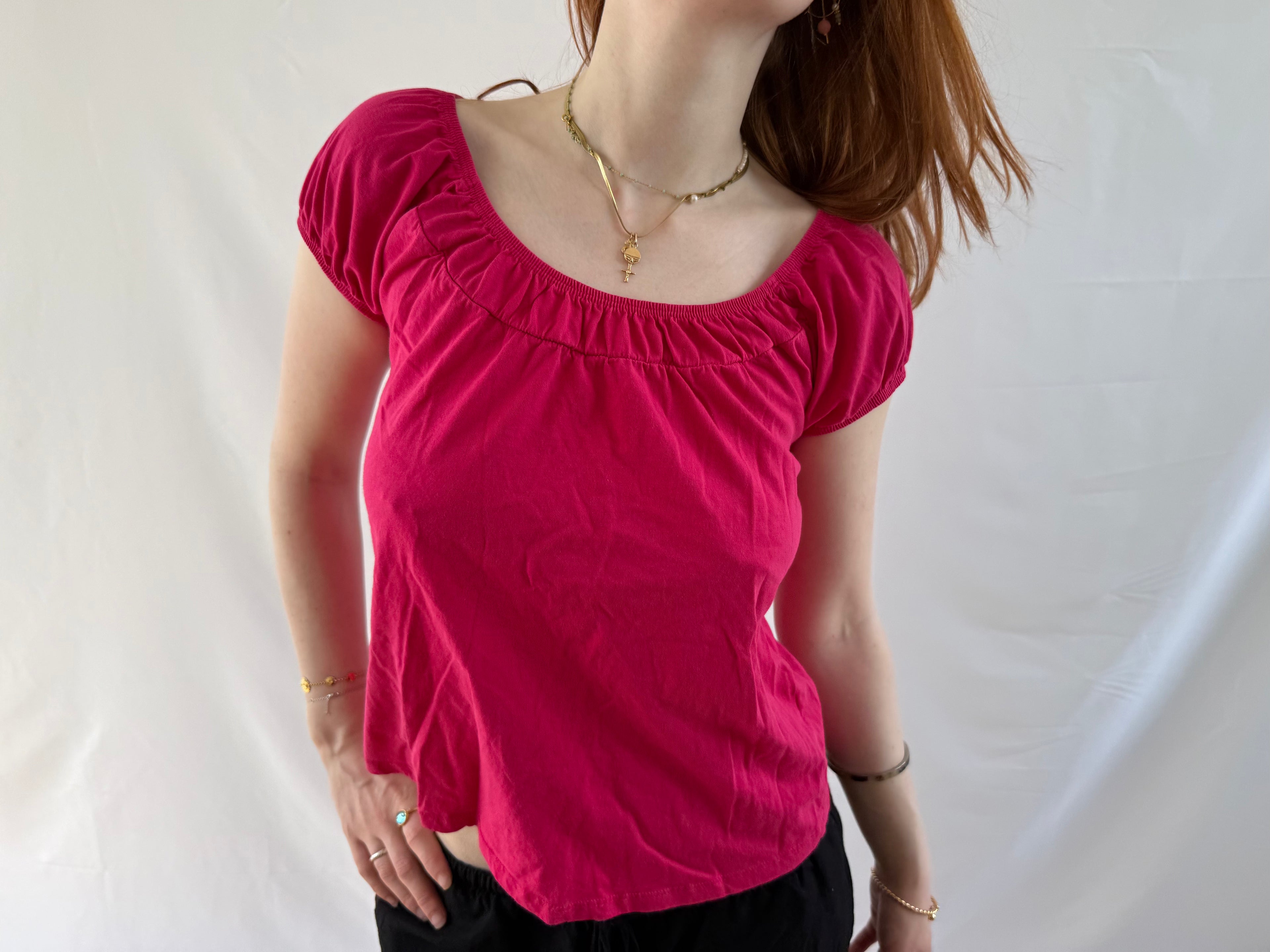 hot pink top