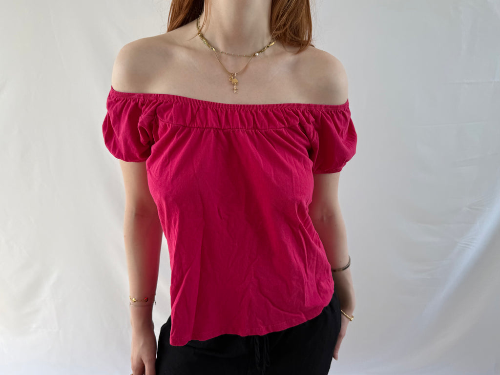 hot pink top