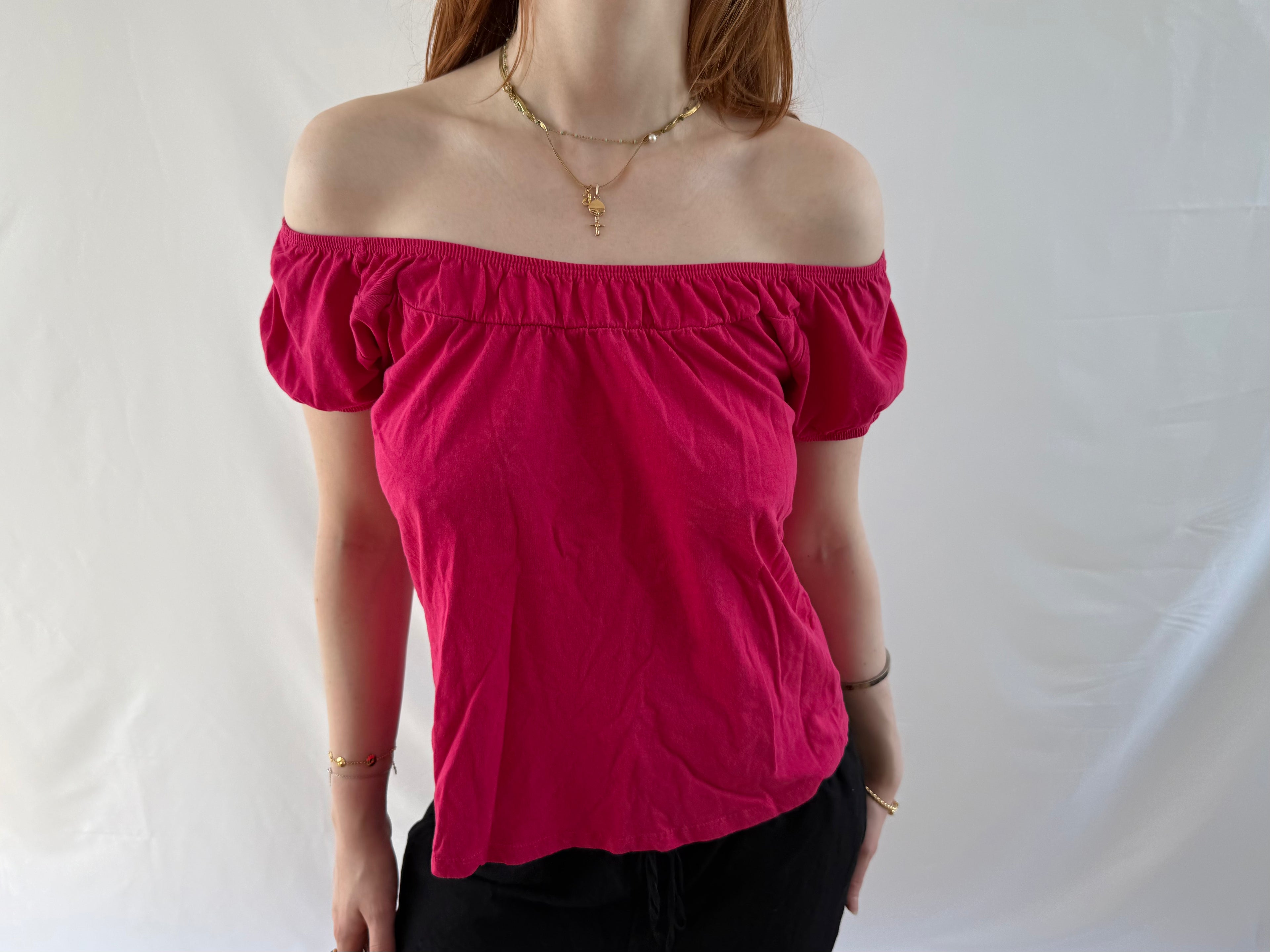 hot pink top