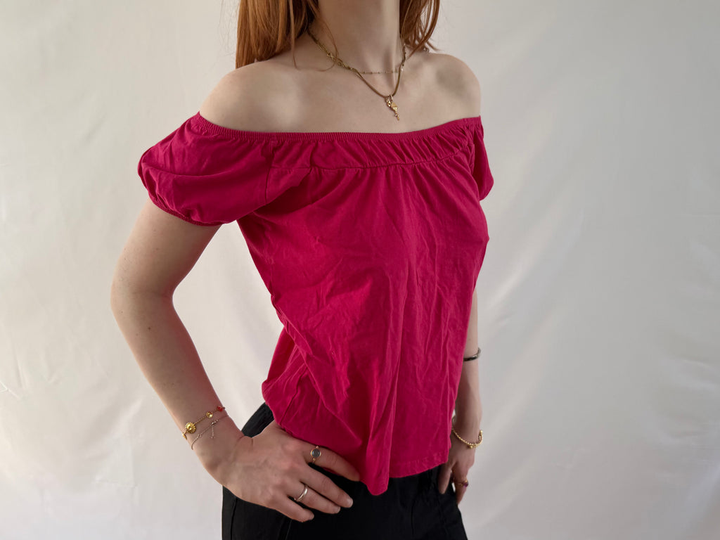hot pink top