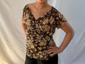 Blomstret top