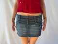 Denim miniskirt