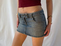 Denim miniskirt