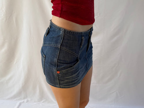 Denim miniskirt