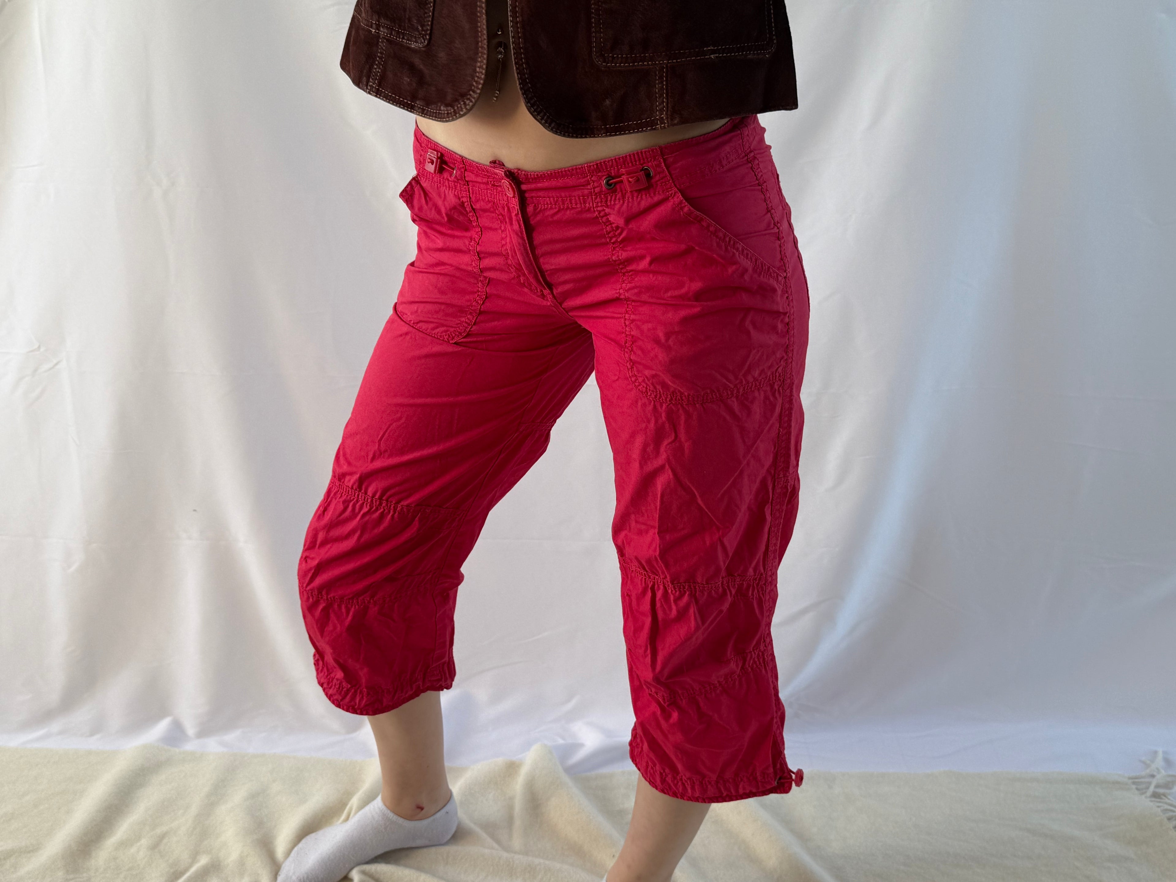 Lyserøde capris