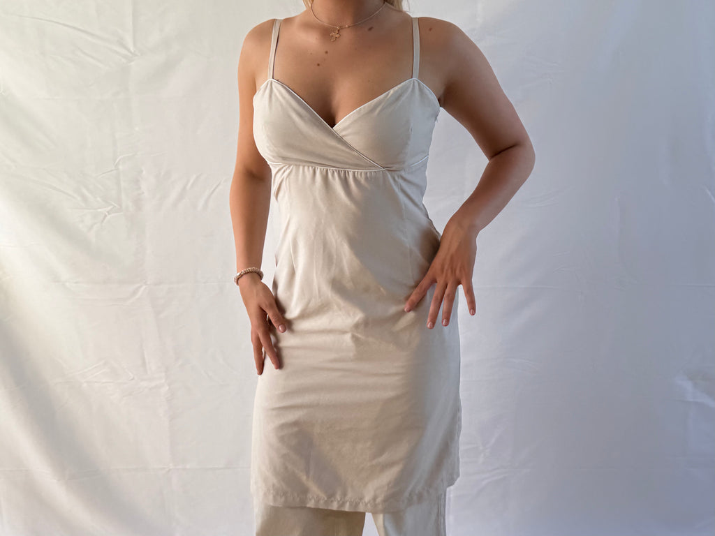 Beige kjole