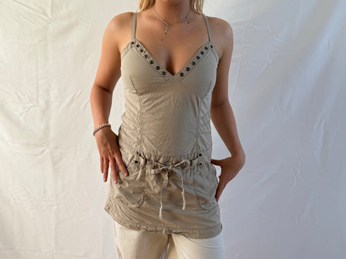 Beige minidress