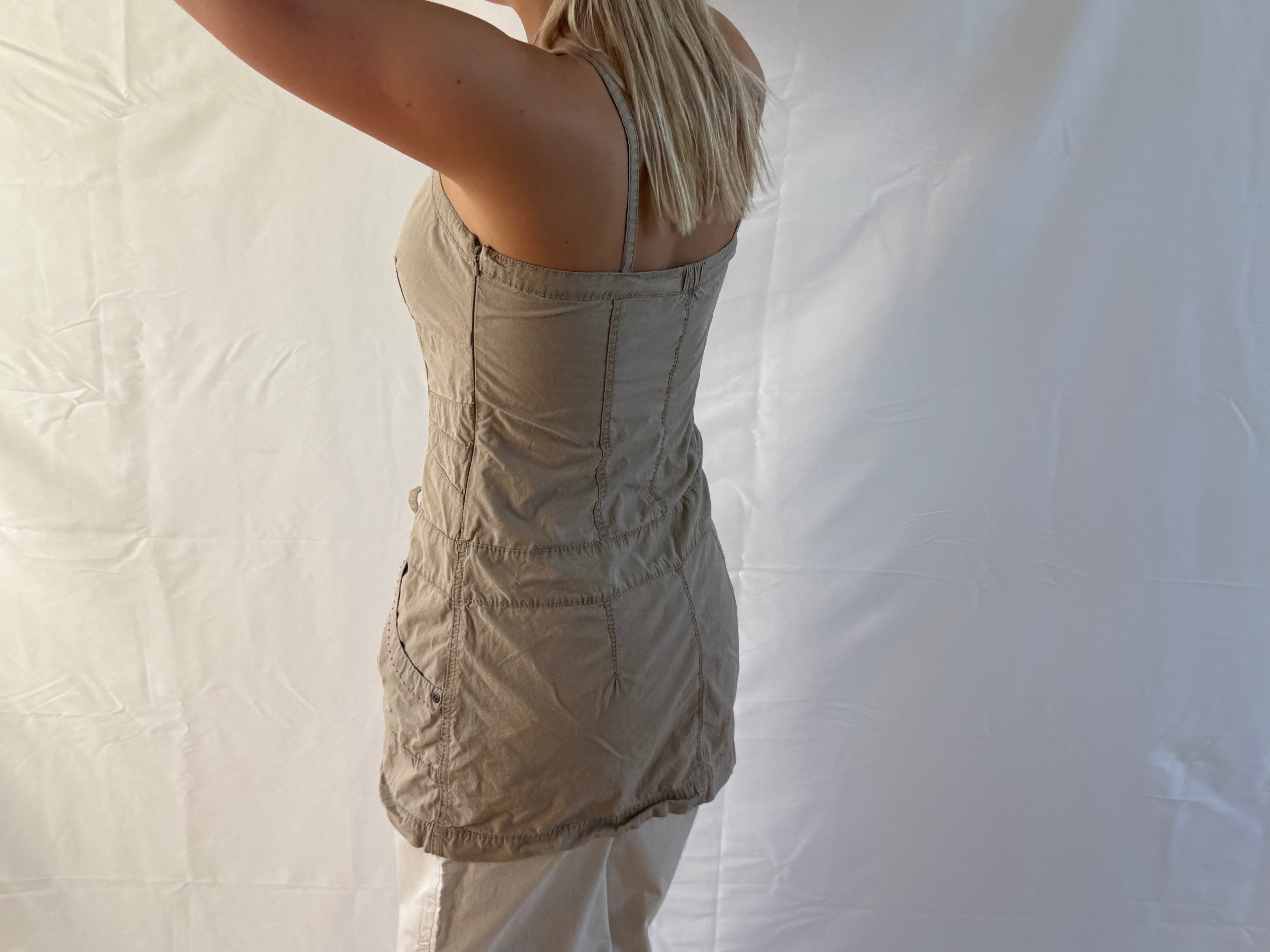 Beige minidress