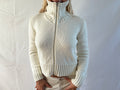 Hvid zip-up
