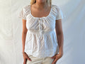 Flowy hvid top