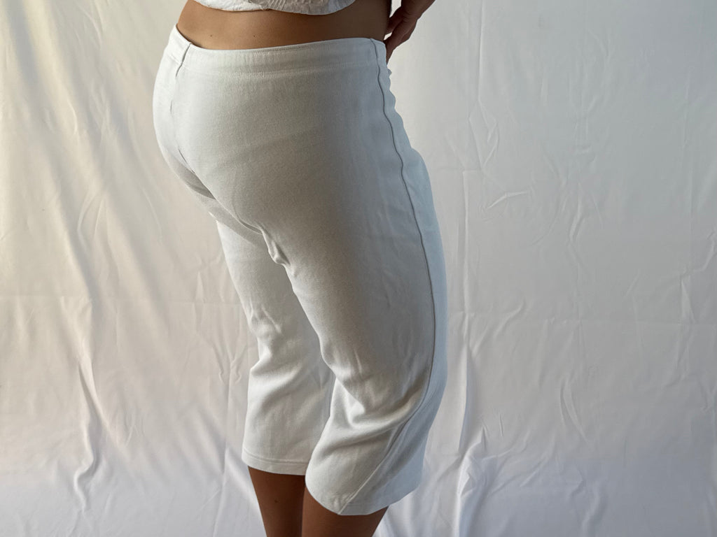 Hvide adidas capris
