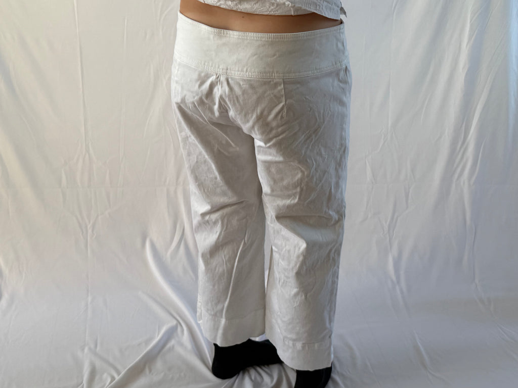 Hvide capris
