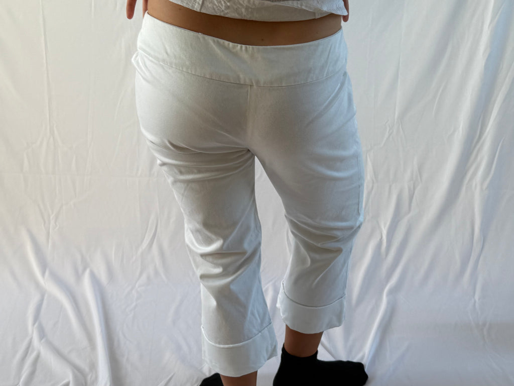 Hvide capris
