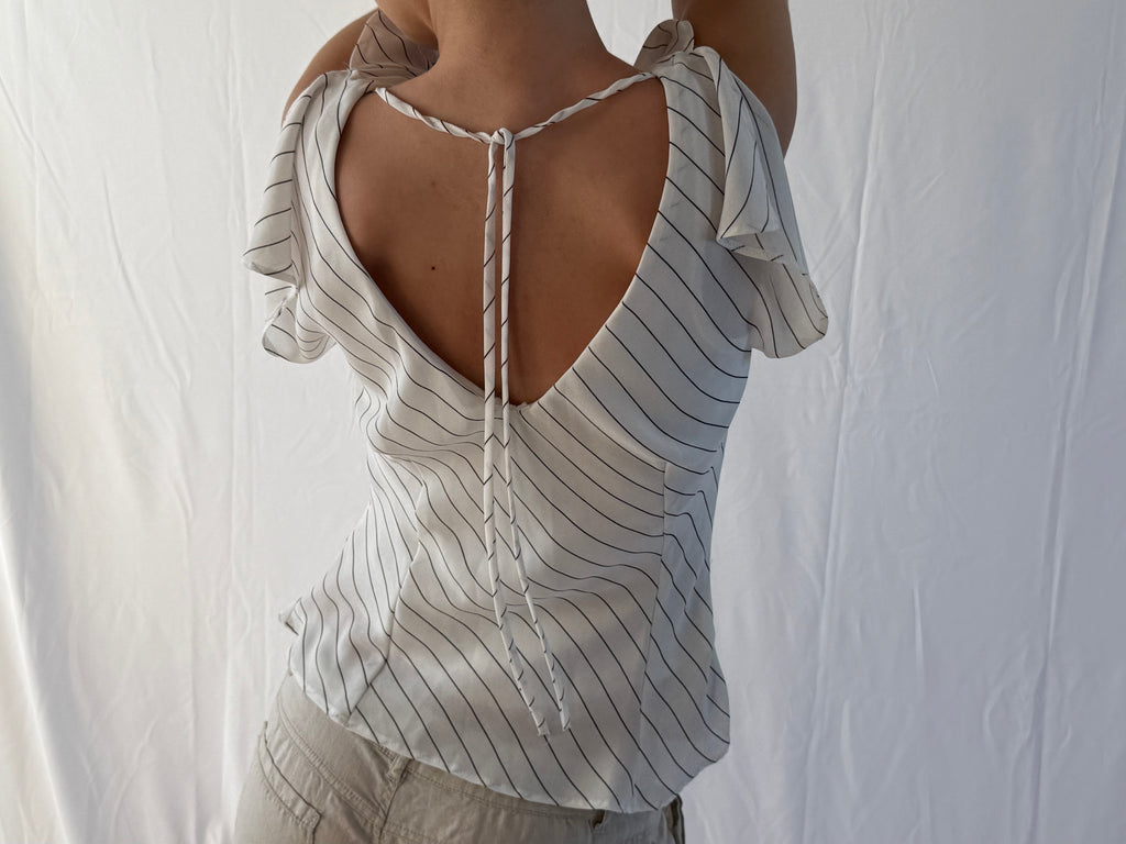 Stribet top