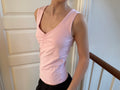 Pink top with V-neck