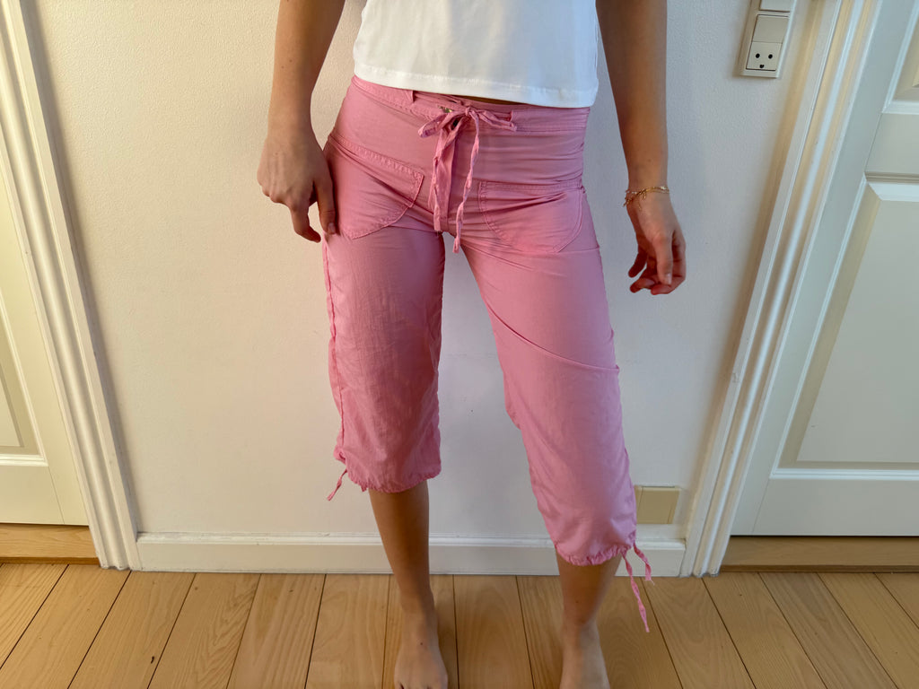 Lyserøde capris