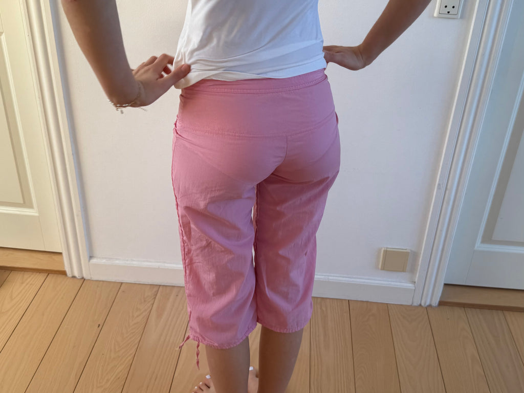 Lyserøde capris