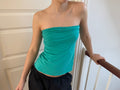 Turquoise tube top