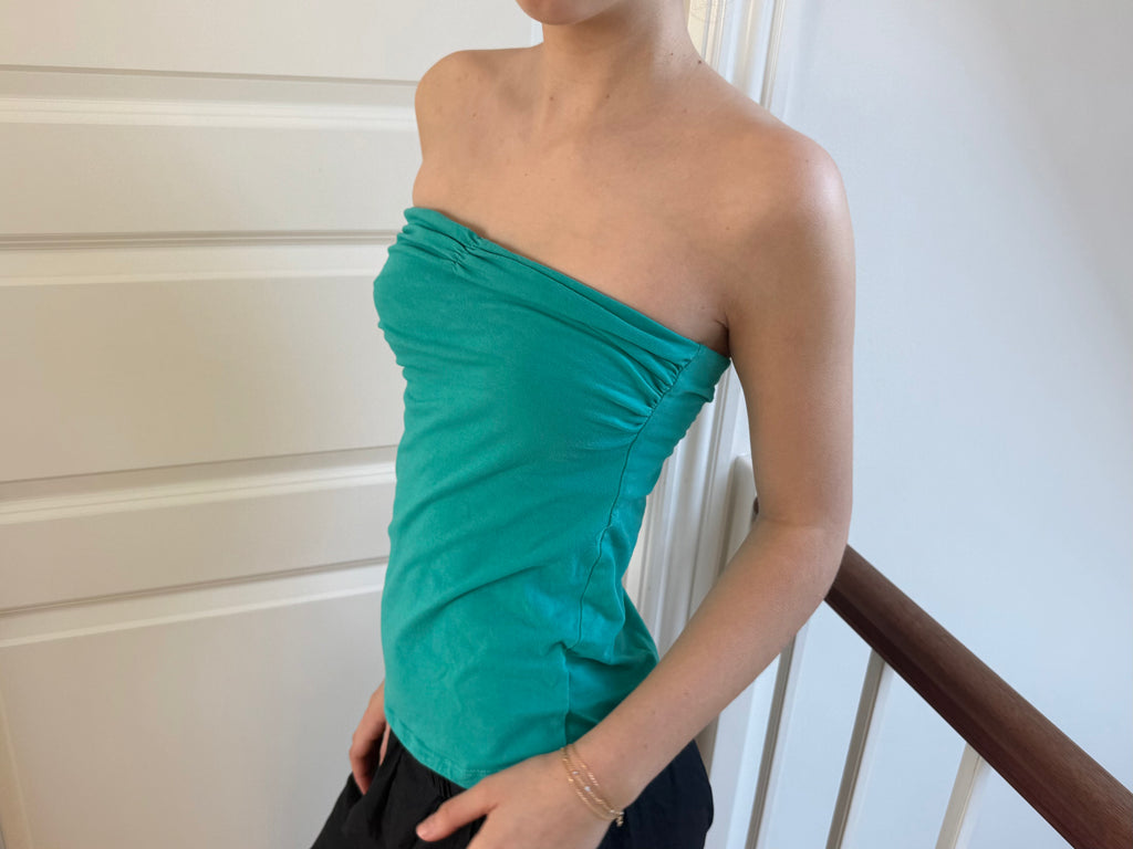 Turquoise tube top