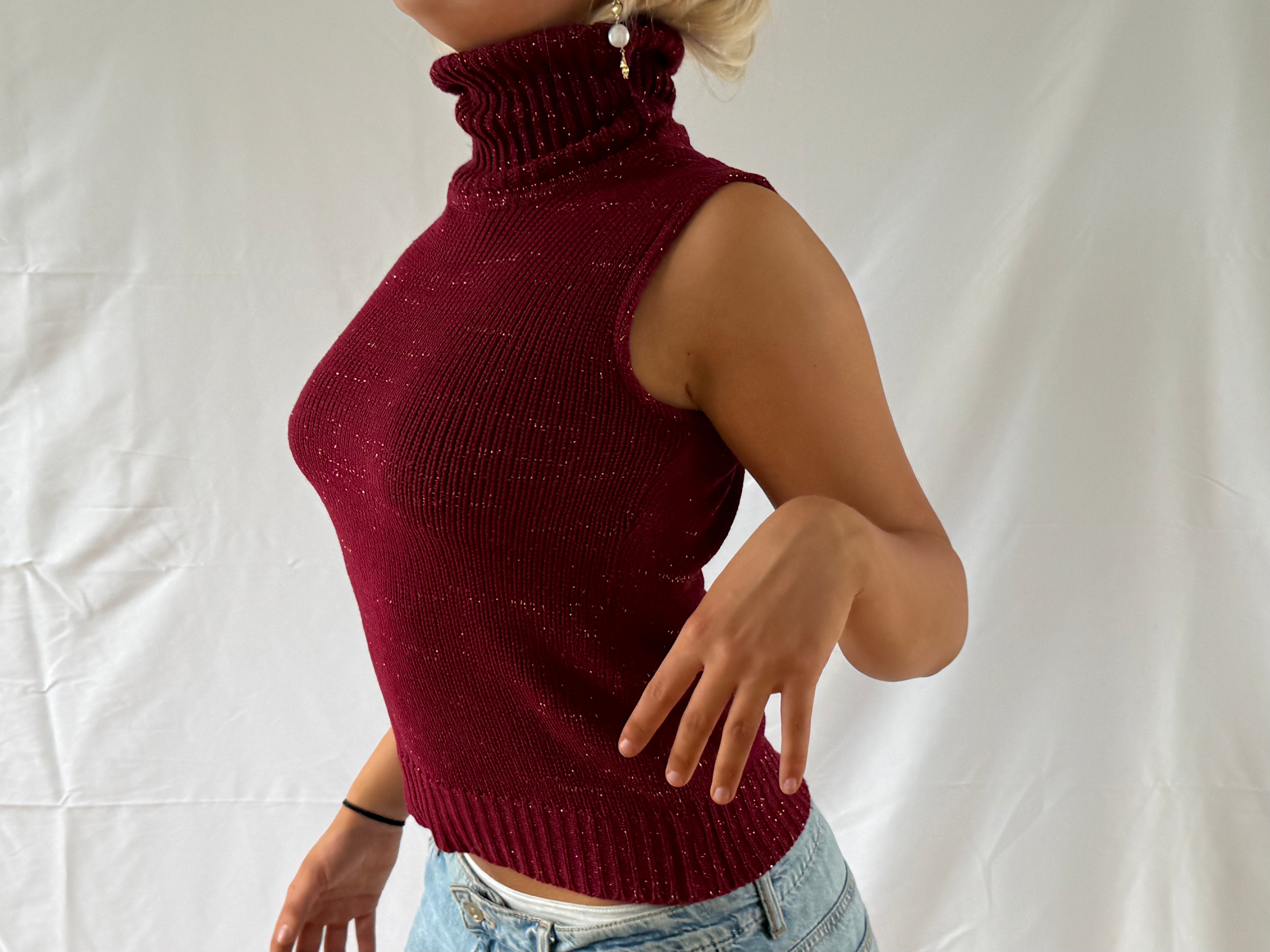 Strikket turtleneck