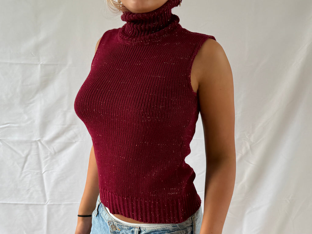 Strikket turtleneck