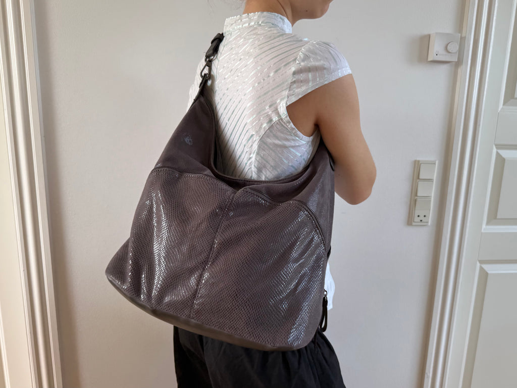 Brun crossbody taske